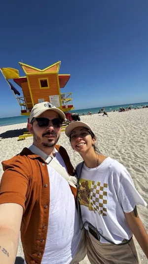 Felipe e Isabelle em Miami